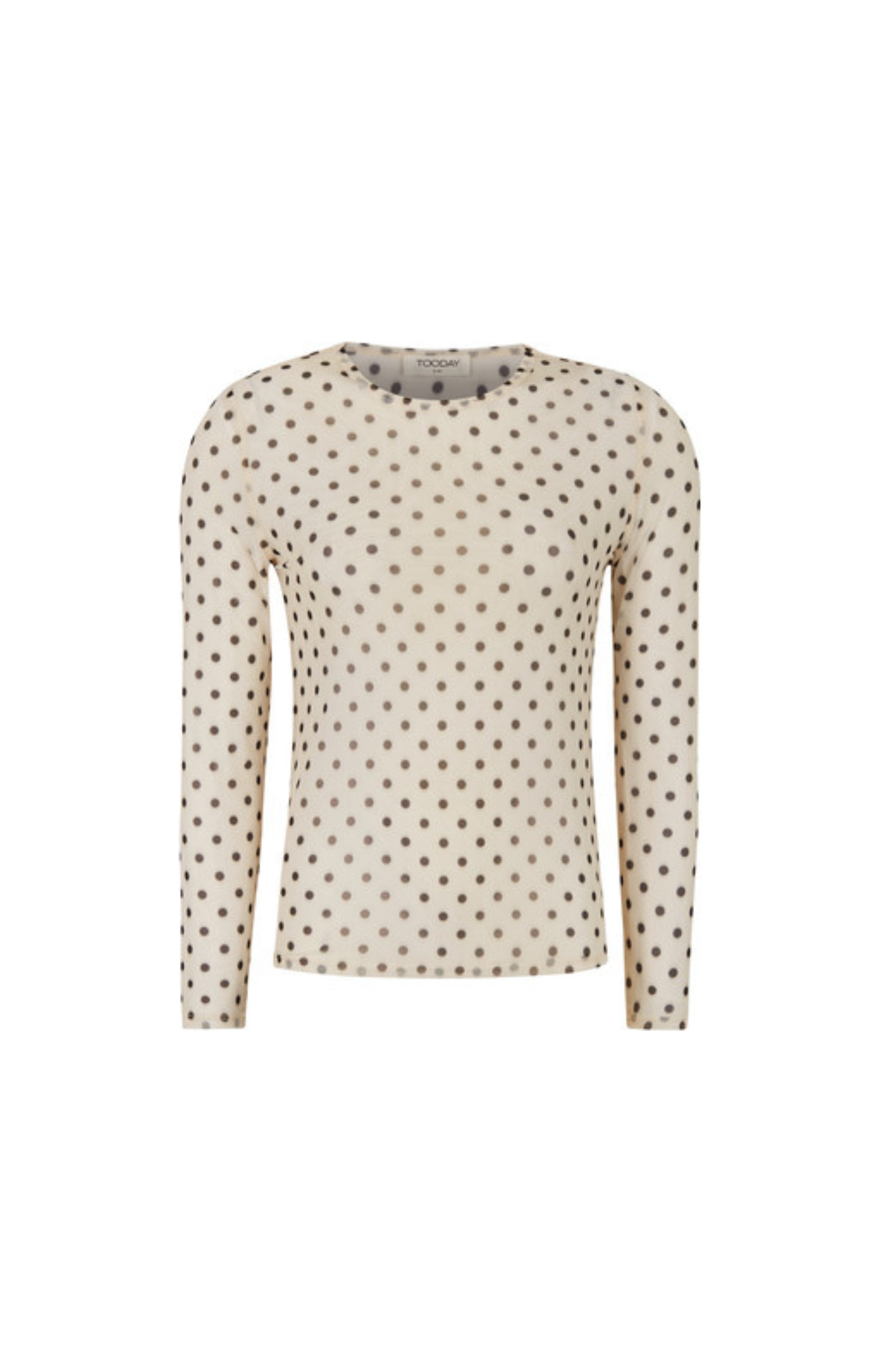 Tooday | Drew Dot Longsleeve Top Dot White Ground