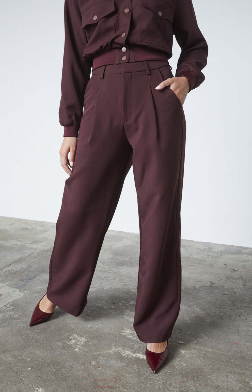 Sisters Point | Great Pantalon Deep Bordeaux