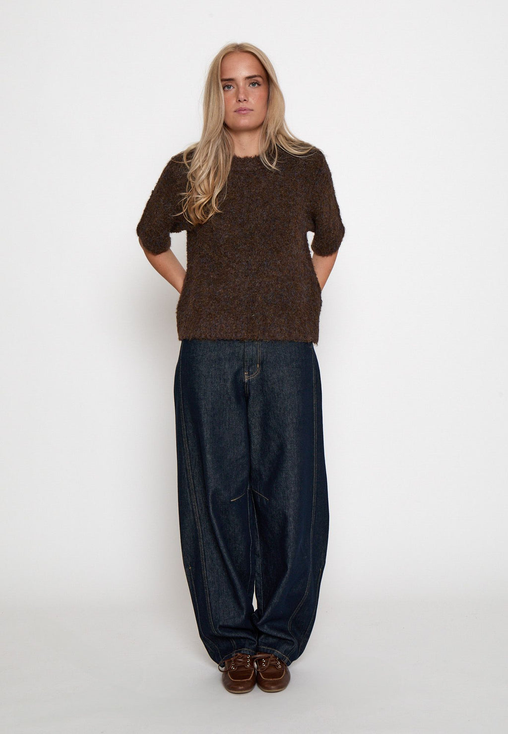 Minus | Margrethe GRS Knit T-shirt Tiramisu