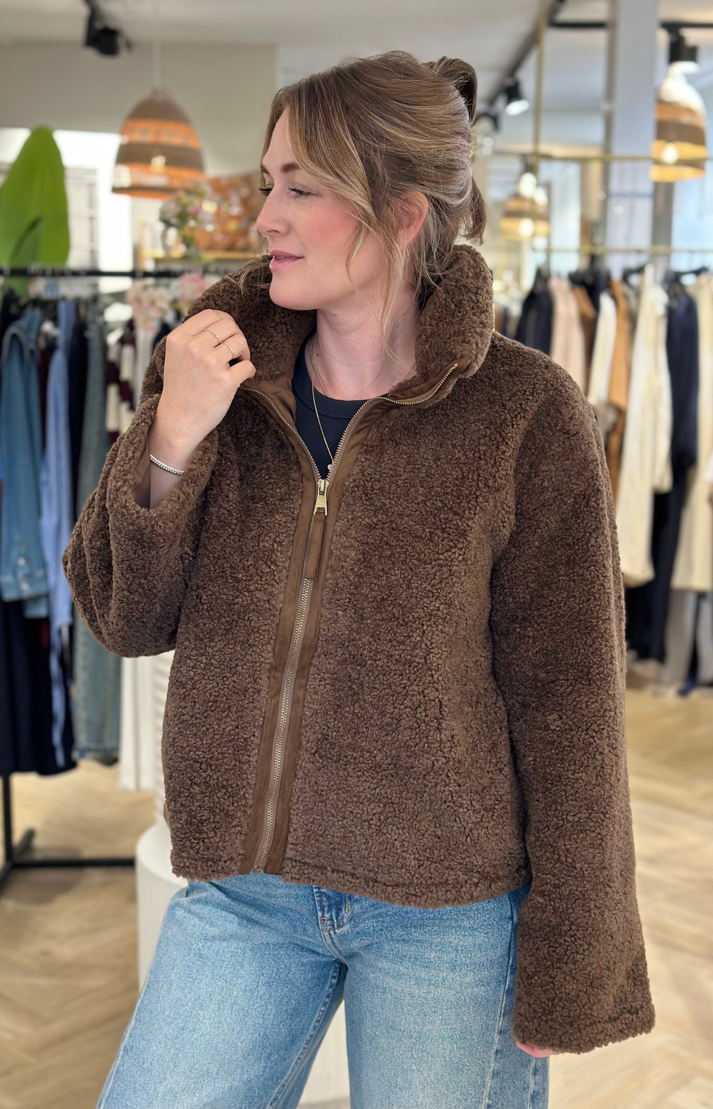 The Clothed | Regina Jacket Coffee