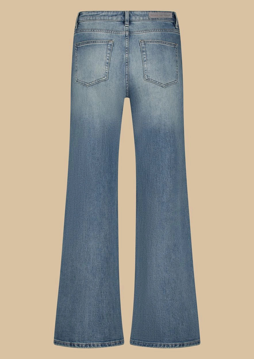 Circle of trust | Maddy Burst Blue - High-Rise, Wide Leg - S25_99_