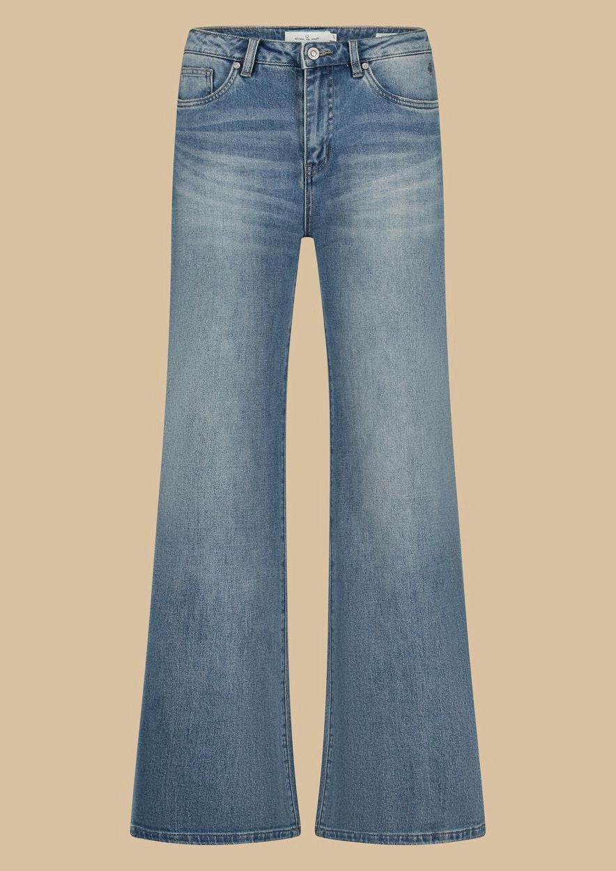 Circle of trust | Maddy Burst Blue - High-Rise, Wide Leg - S25_99_