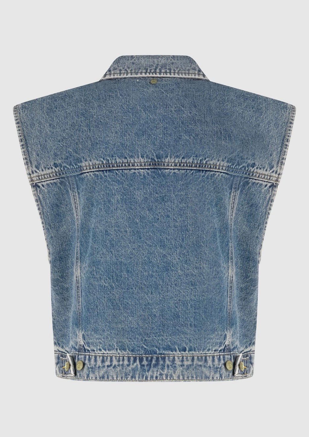Circle of Trust | Lucy Denim Gilet Paradise Blue