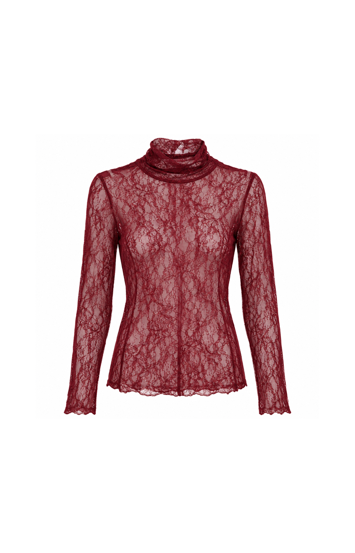 Milla | Blouse Lace Wine