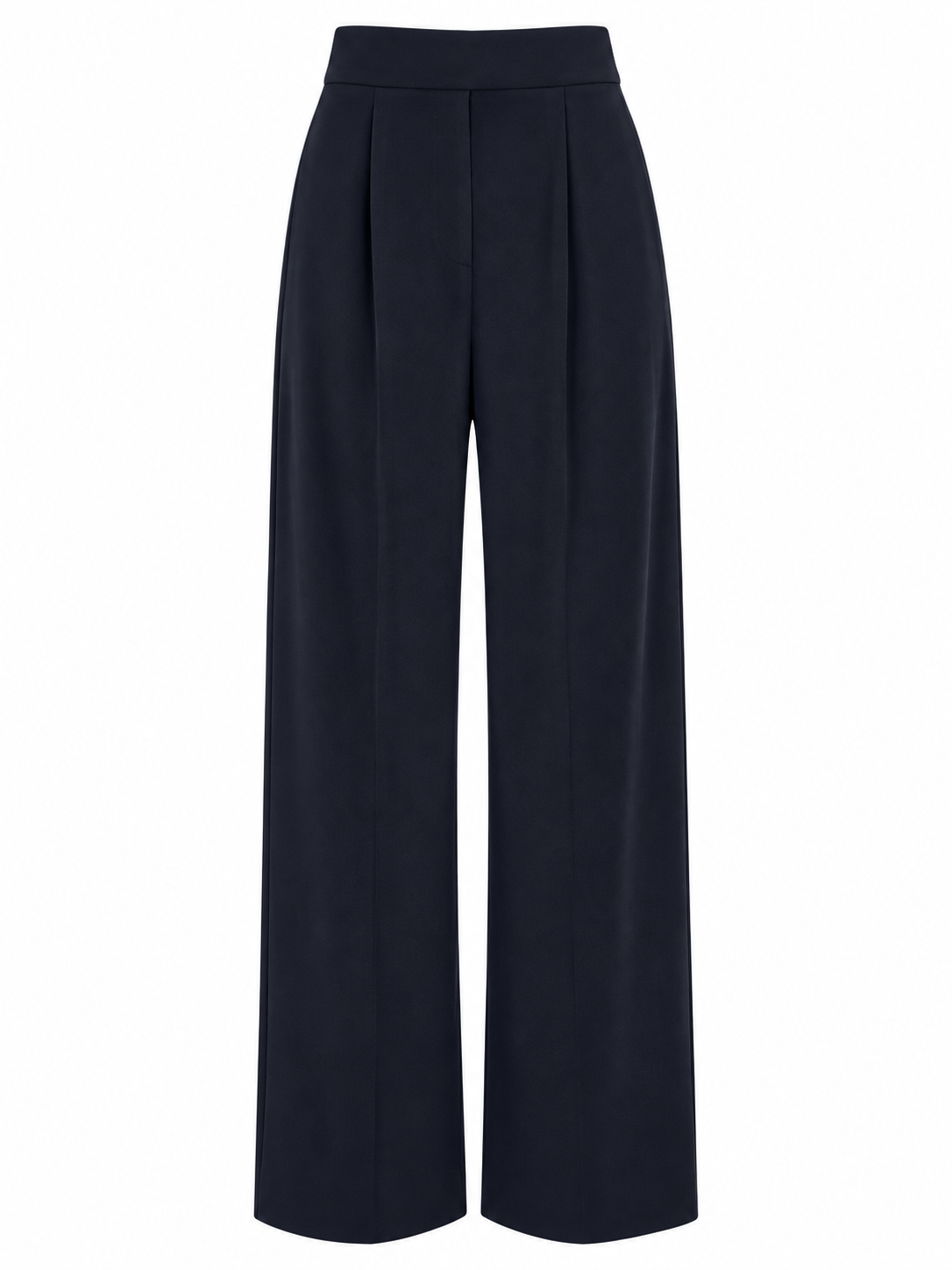 Milla | Pants Track Pleates / Black-Navy