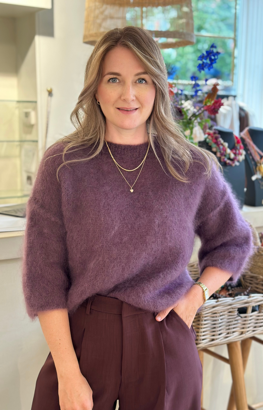 Studio Lavendel | Céline Pull Plum