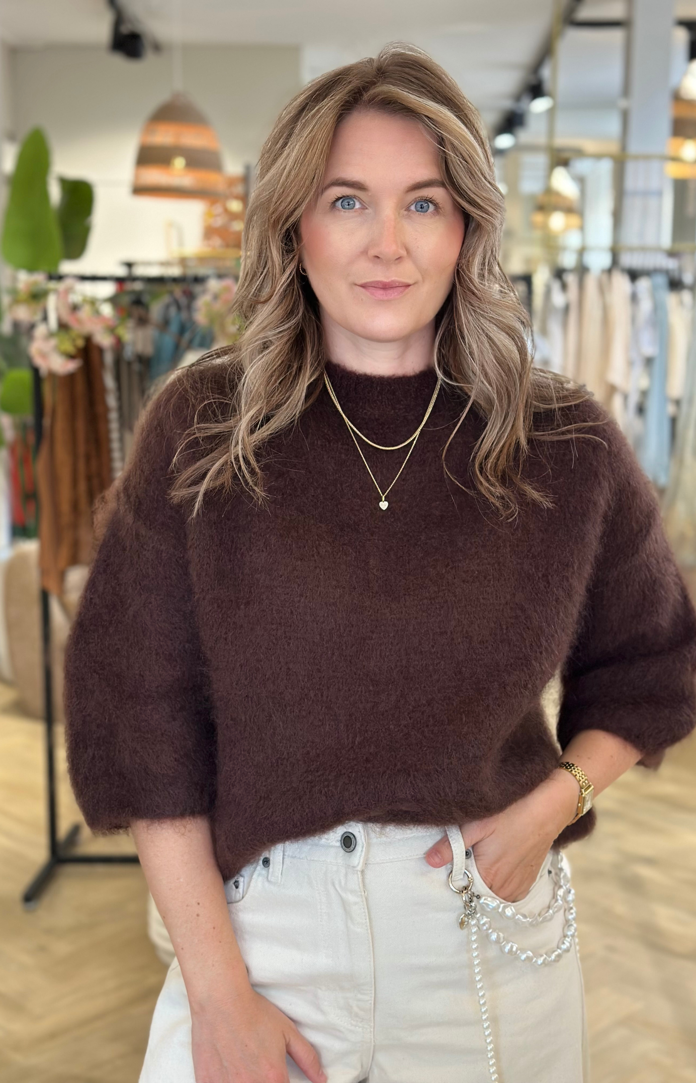 Studio Lavendel | Céline Pull Dark Brown