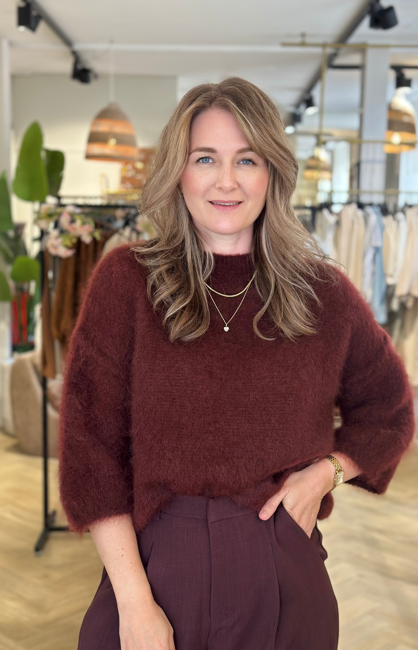 Studio Lavendel | Céline Pull Burgundy