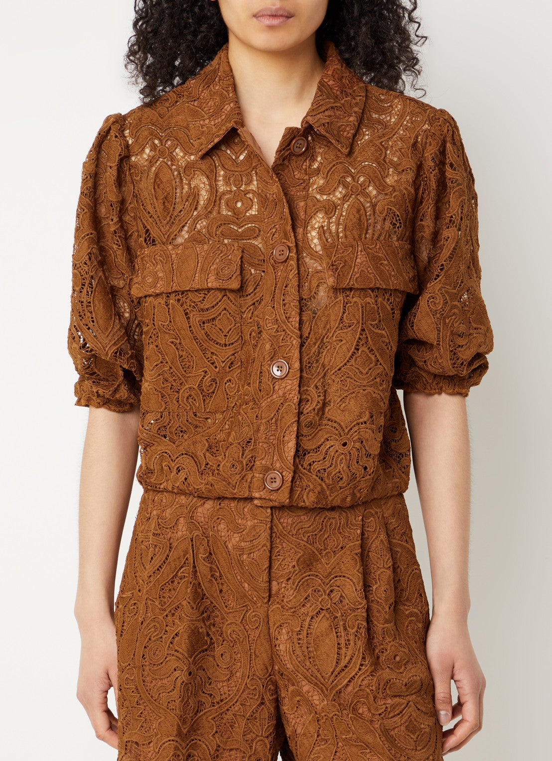 Aaiko | Cozy Blouse Hazelnut