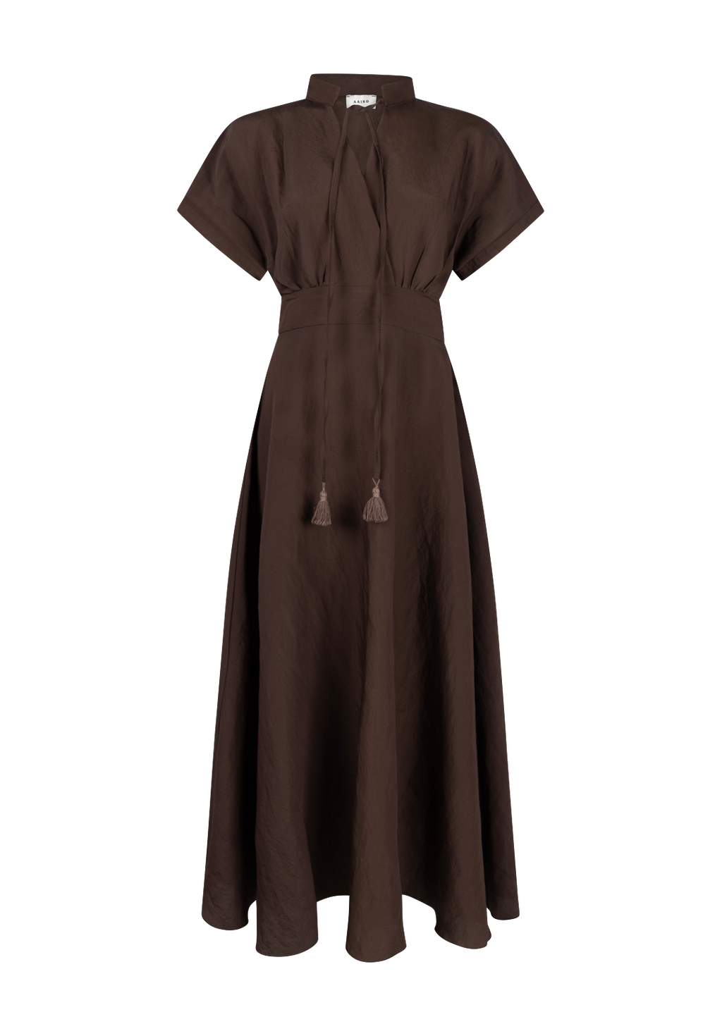 Aaiko | Serra Jurk Bitter Chocolate