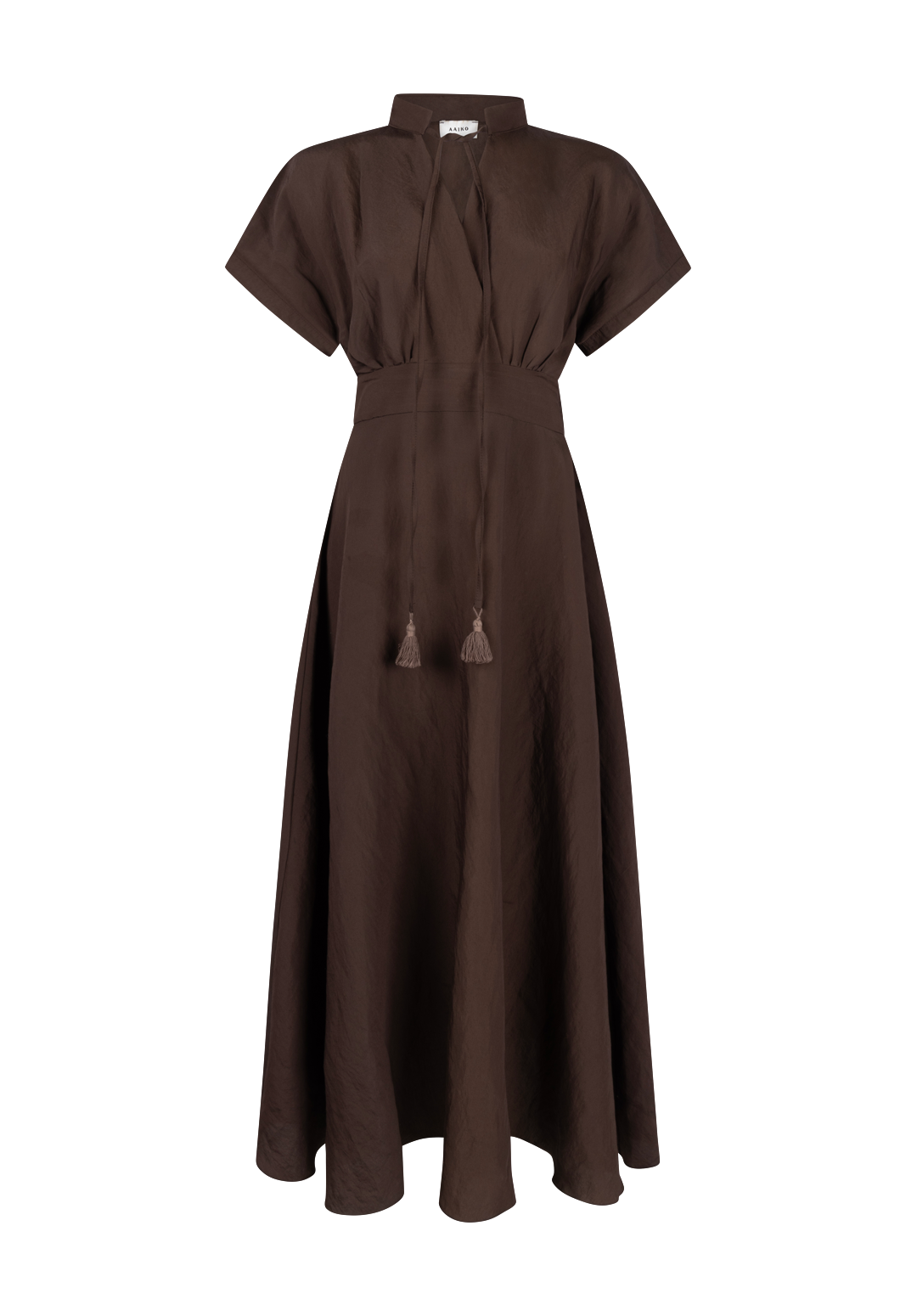 Aaiko | Serra Jurk Bitter Chocolate