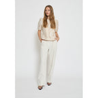 Minus | Alika round neck blouse - medal gold