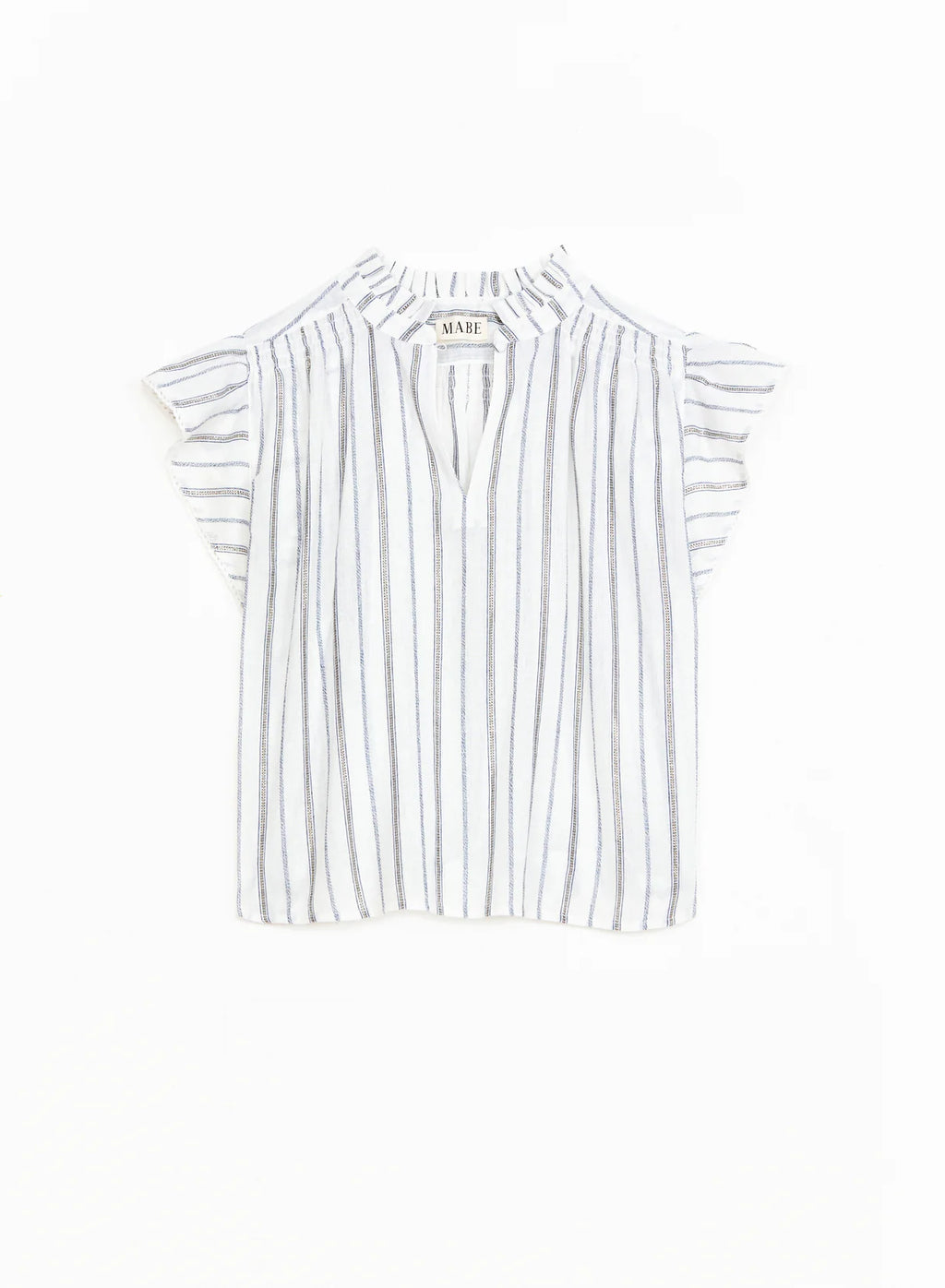 M.A.B.E | Alma Top - Ecru Stripe - 643342