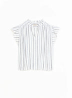 M.A.B.E | Alma Top - Ecru Stripe - 643342