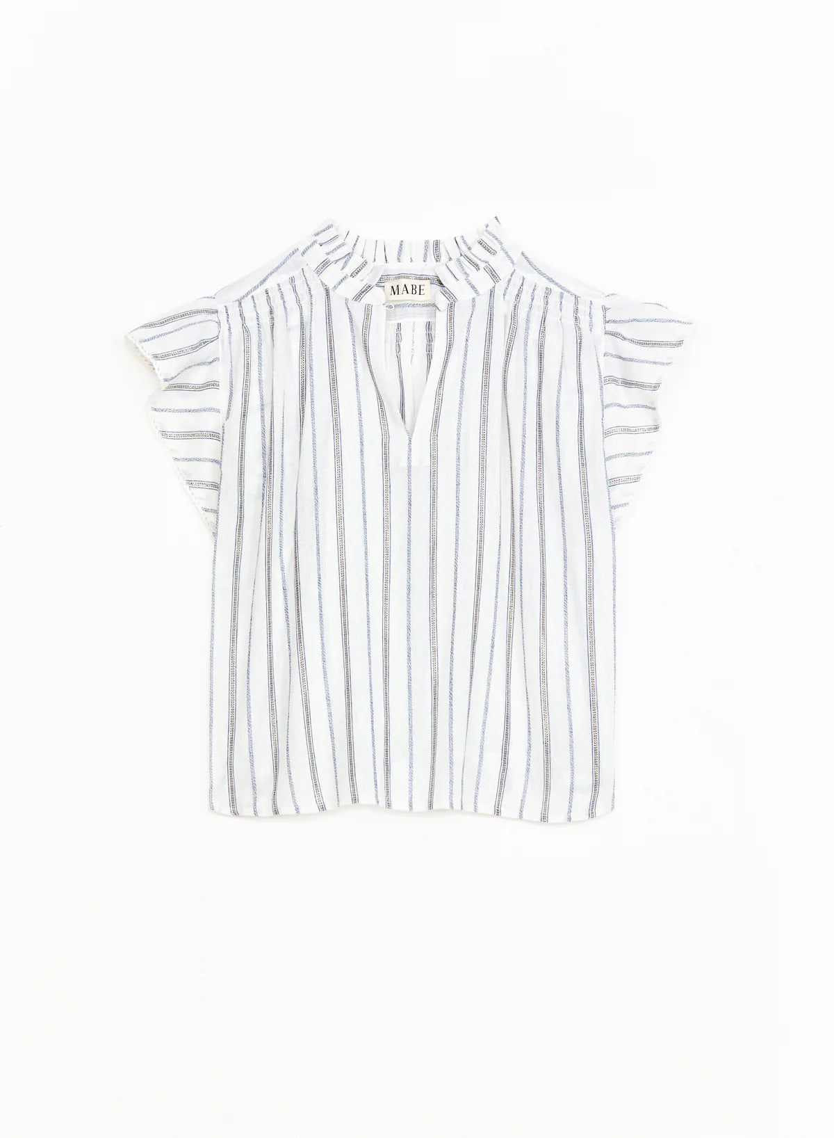 M.A.B.E | Alma Top - Ecru Stripe - 643342