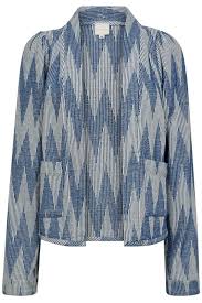 Gossia | AugusteGO Jacket - blue jacquard - G2371