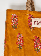 MABE | Bockprint and jute tote - M570501