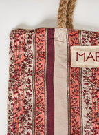 MABE | Bockprint and jute tote - M570501