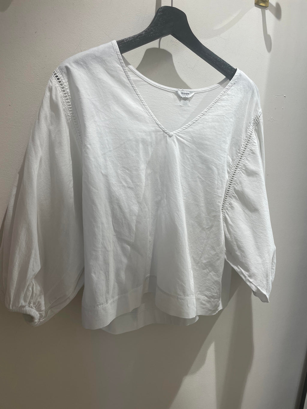 Penn & Ink N.Y | blouse - chalk - S25F1680LTD