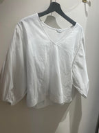 Penn & Ink N.Y | blouse - chalk - S25F1680LTD
