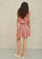 M.A.B.E. | Ceci Floral Printed Cotton Sundress Pink