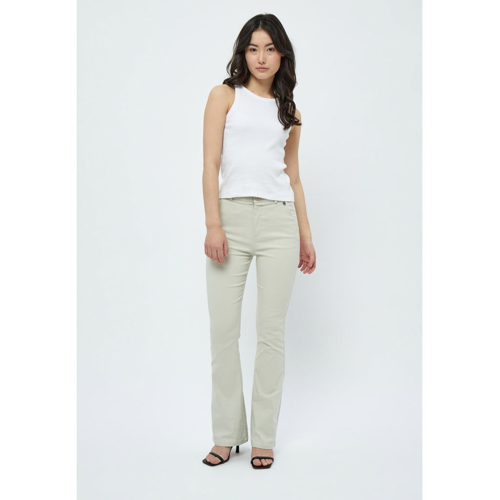 Minus | Carma flared pants - light birch - MI4234
