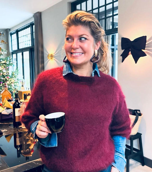 Studio Lavendel | Pull Celine - burgundy