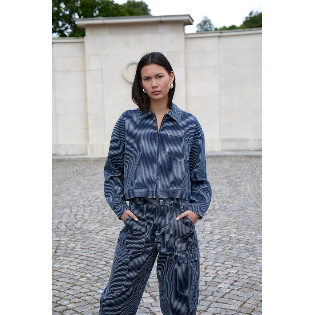 Minus | Channi Mid Waist Pants Dark Denim