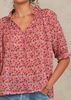 M.A.B.E | Darla Print Top Rose/Multi