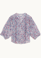 M.A.B.E | Della Print Top Blue/Pink