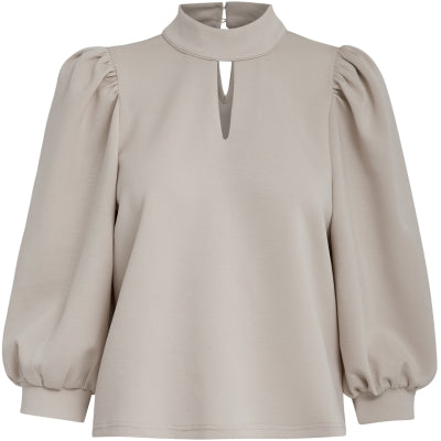 Peppercorn | Dicette loop neck blouse - sandshell - PC8201