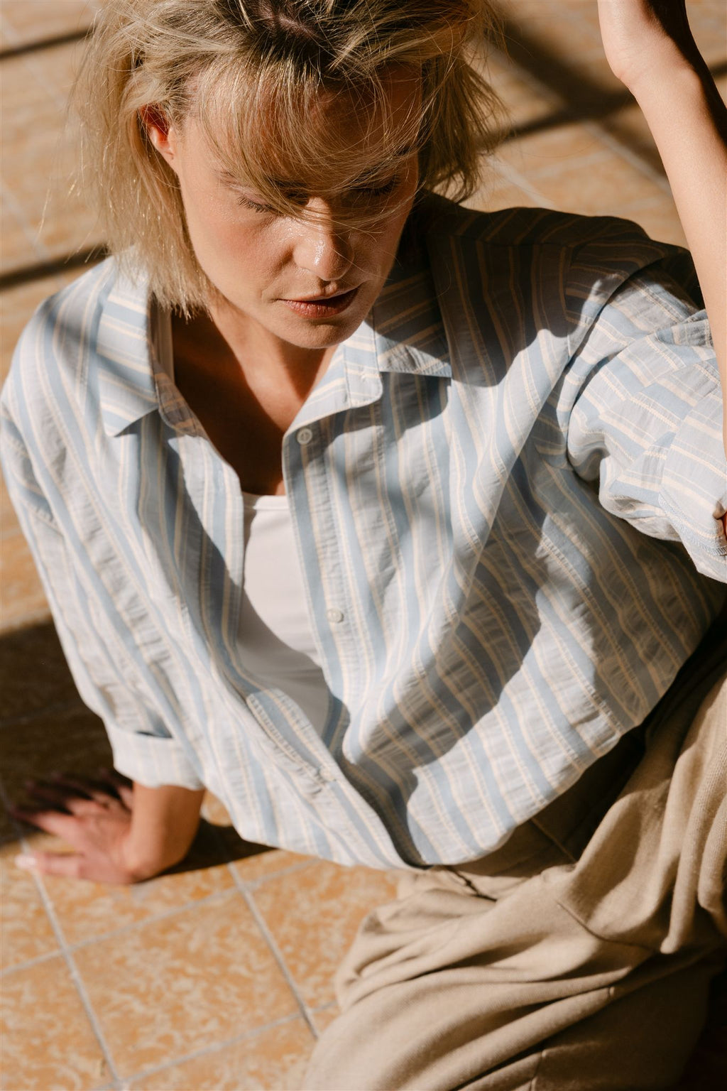 Aimee The Label | DorisS6 Blouse Sand