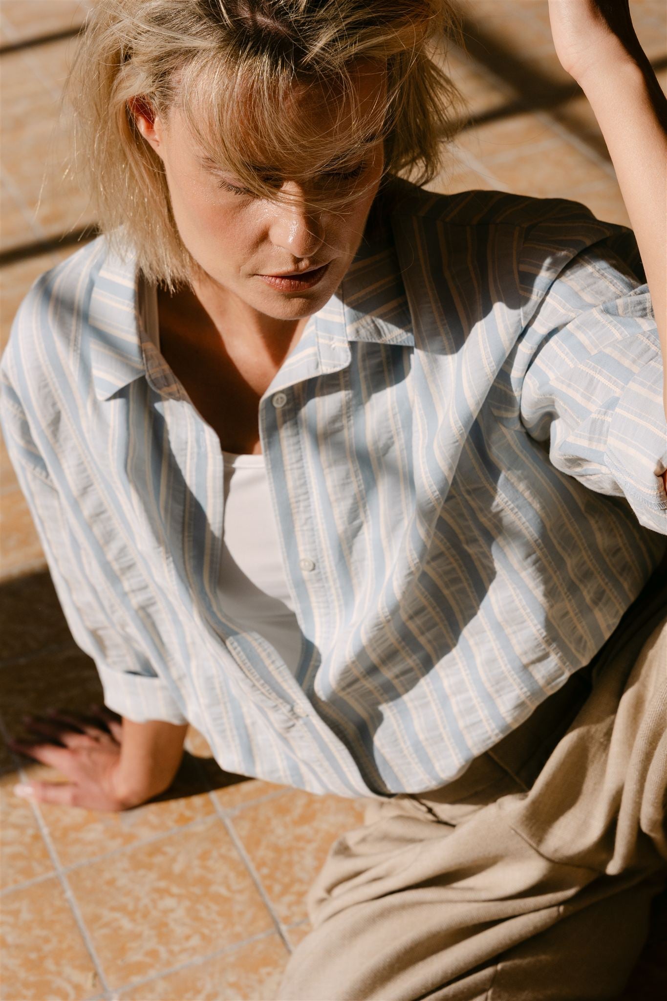 Aimee The Label | DorisS6 Blouse Sand