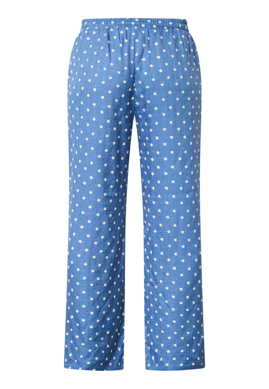 Sisters Point | Ella Pantalon Blue Flower