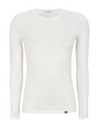 Esmé studios | ESPenelope LS O-neck Slim T-shirt - White | ES1501