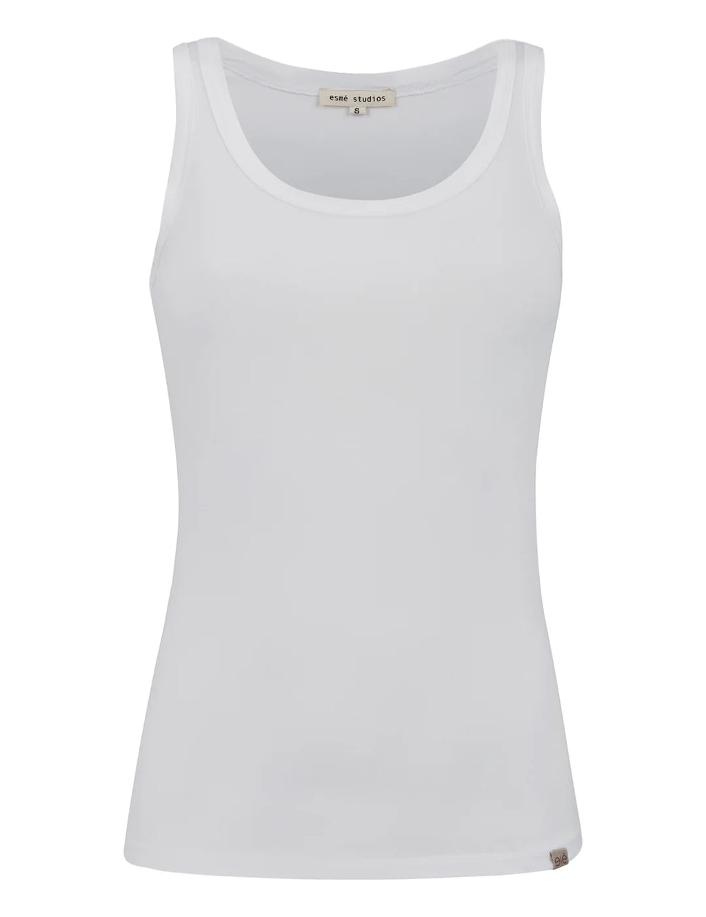 Esme Studios | ESPenelope Slim Fit Tank Top White