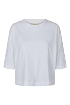 Esmé studios | ESSigne 2/4 Boxy T-shirt GOTS - White | ES222-300