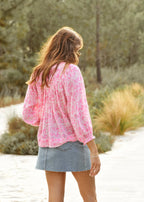 M.A.B.E | Esti Print Top Pink