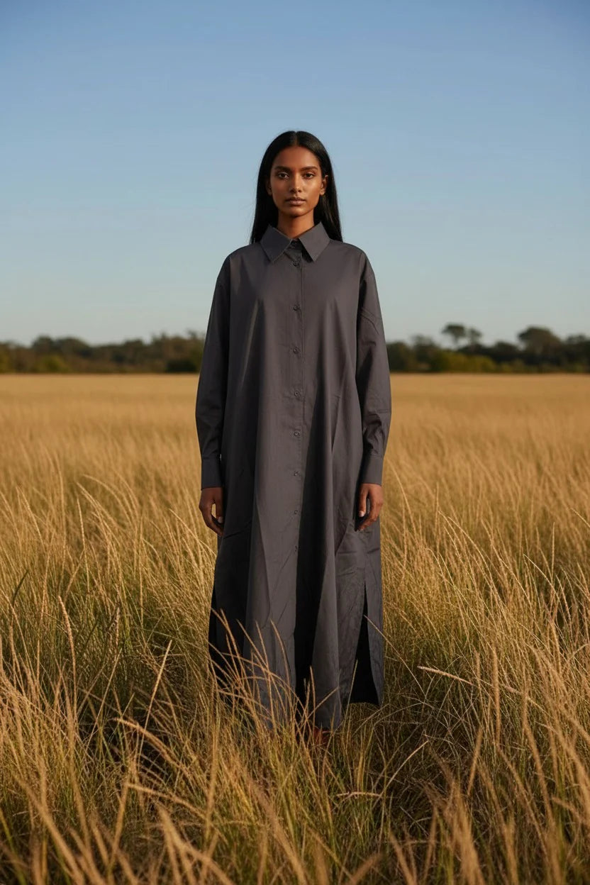 The Perfect | Emmely Long Dress Dark Brown