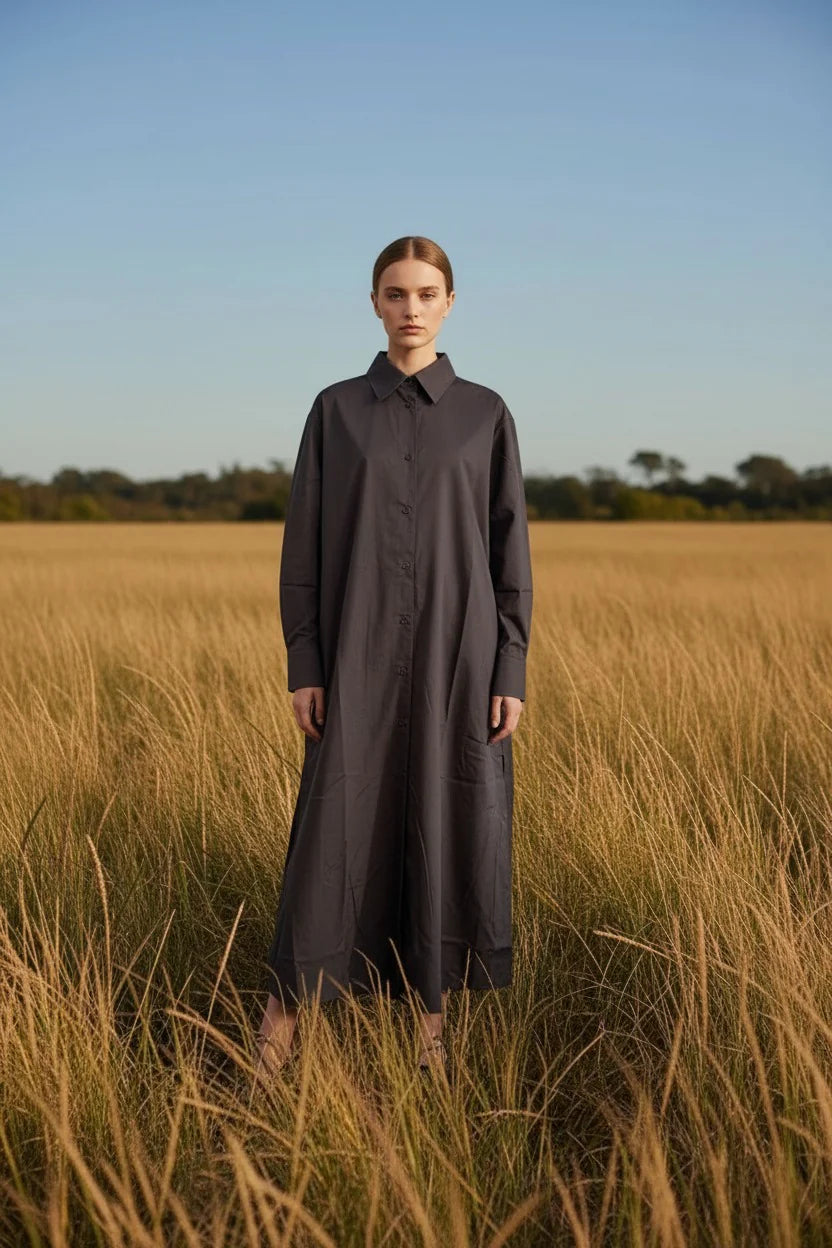 The Perfect | Emmely Long Dress Dark Brown