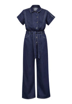 Sisters Point | Feba Jumpsuit Unwashed Denim