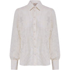 Peppercorn | Feodora embroidered shirt - gardenia - PC8161