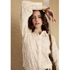 Peppercorn | Feodora embroidered shirt - gardenia - PC8161