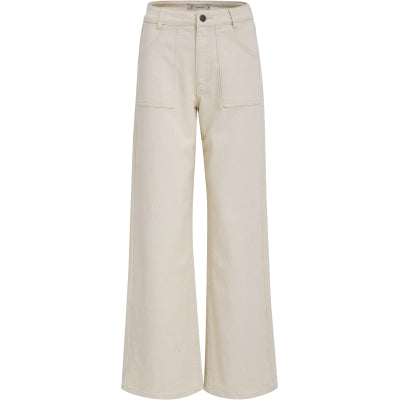 Peppercorn | Fione straight jeans - seedpearl cream - P8180