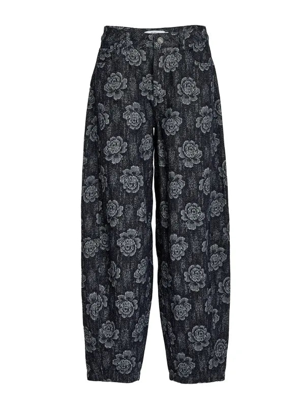 Minus | Heather Mid Waist Pant Dark Denim