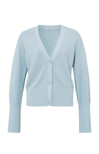 Yaya | Vest met een V-hals, knopen en lange wijde mouwen - 01-010056-402