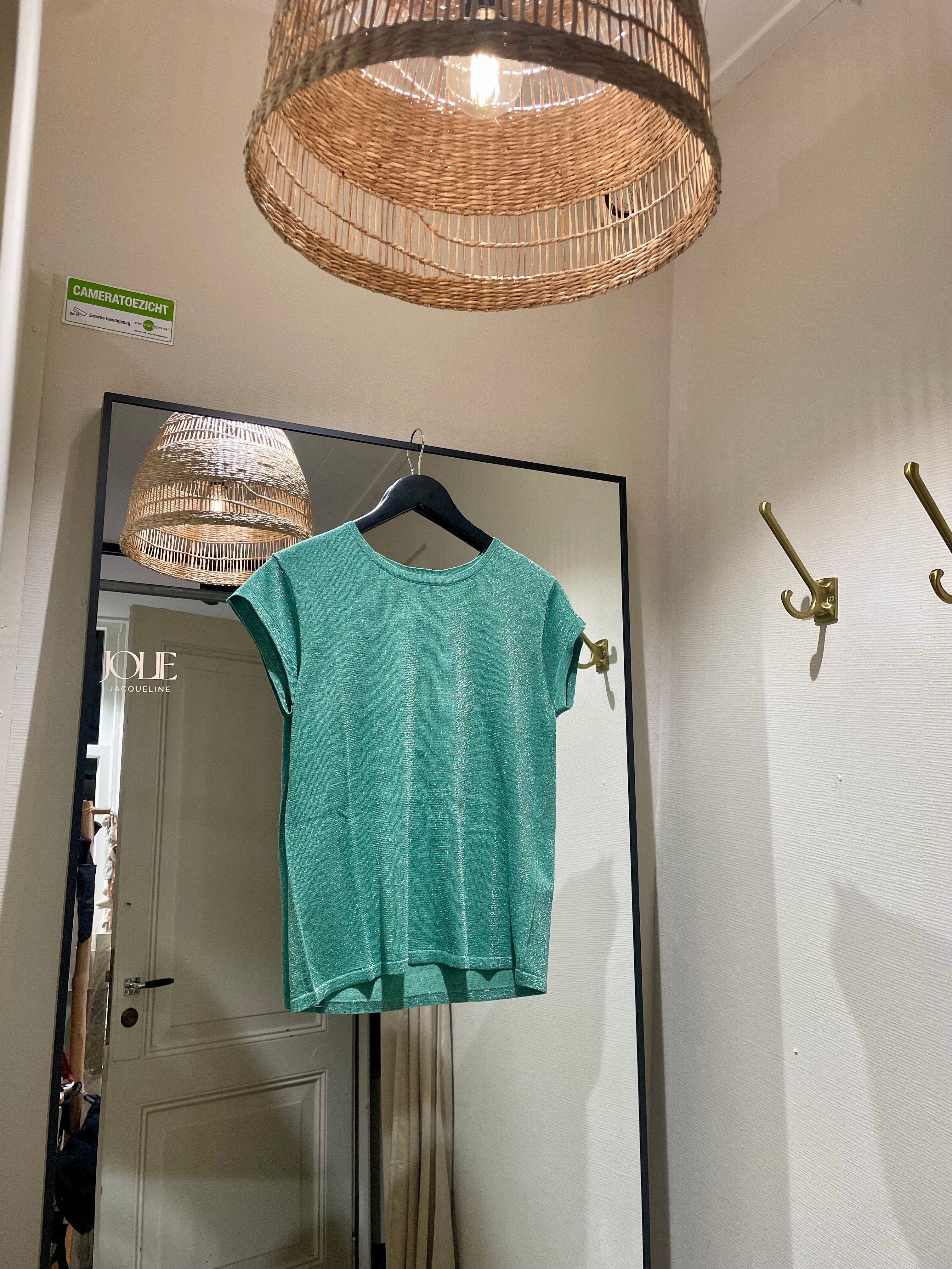 Minus | Carlina knit tee - Frosty Spruce Met