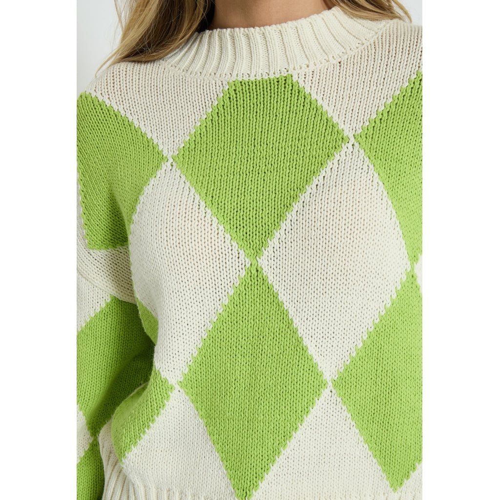 Minus | Ilaya knit pullover - dark citron - MI6070