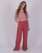 The Clothed | Istanbul Dames Pant Raspberry