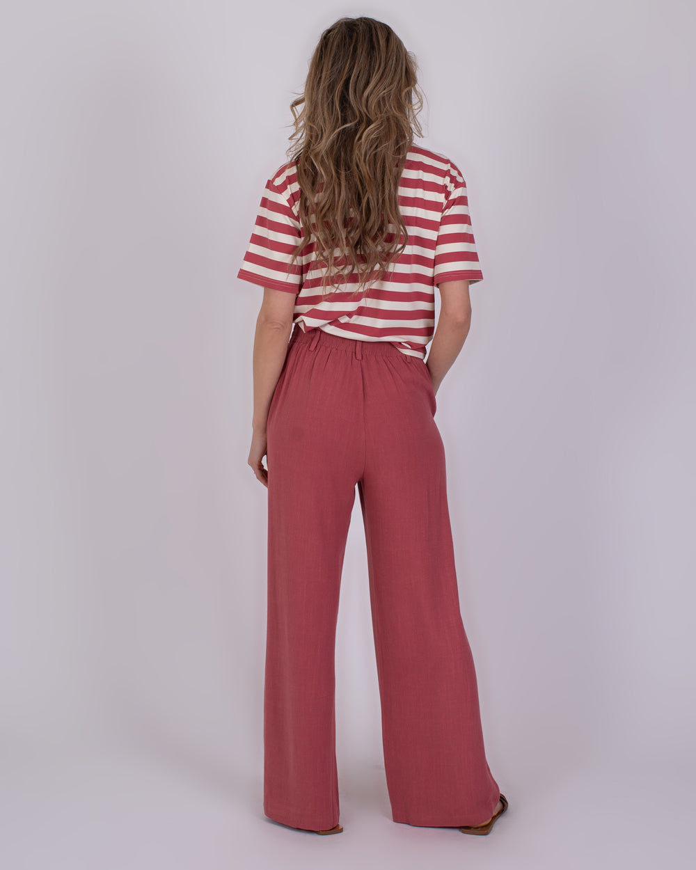 The Clothed | Istanbul Dames Pant Raspberry